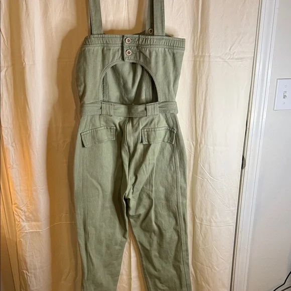 Chelsea & Violet Olive Green Utility Jumpsuit - Picture 4 of 4
